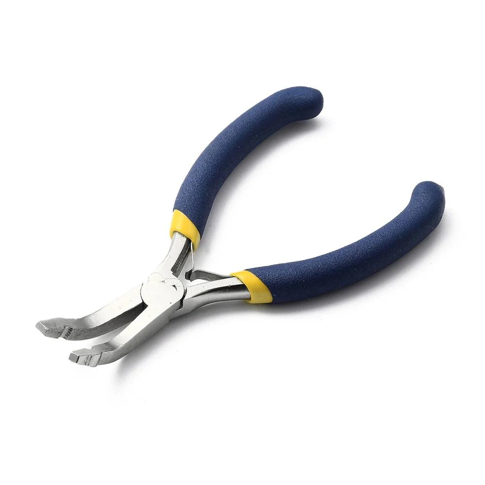 Nickel-iron Bead Crimping Pliers Round Hole Curved Nose Pliers Making  DIY Jewelry Accessories Tools